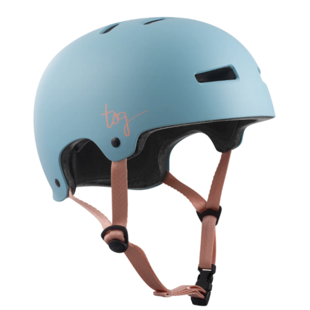 Casque Skateboard, Skate Électrique & Trottinette TSG  Evolution Women Solid Satin Porcelain Blue