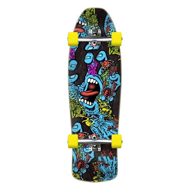 Longboard Santa Cruz Roskopp Screaming Five Cruiser 10.32in x 34.0in