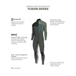 Combinaison Junior Prolimit Fusion Steamer Freezip 5/3 GBS Teen