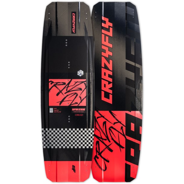 Planche de kitesurf CrazyFly Raptor Extreme 2026 138 x 42 neuve d’exposition sous garantie