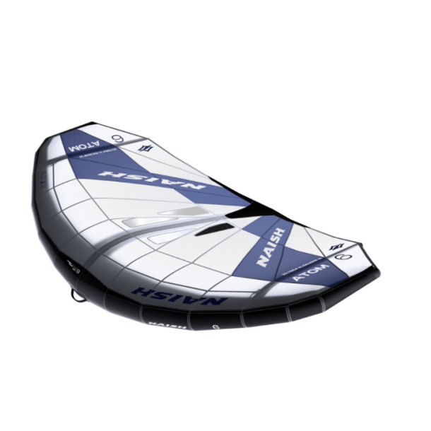 Aile Wingfoil Naish Atom 2026 White/Blue – Light Wind