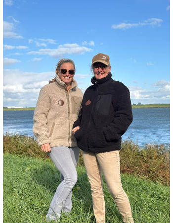 Veste Sherpa MCKITE Écoresponsable Unisexe Beige – Femme & Homme