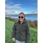 Veste Sherpa MCKITE Écoresponsable Unisexe Khaki – Femme & Homme