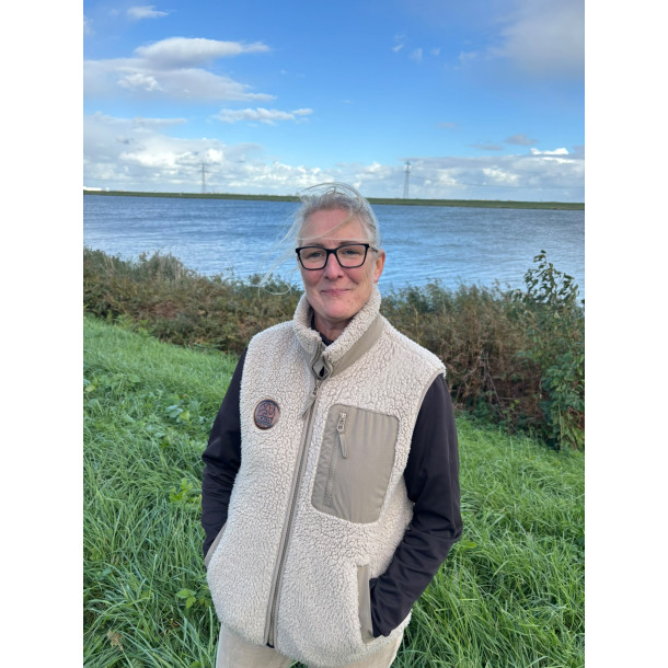 Bodywarmer Sherpa MCKITE Écoresponsable Unisexe Beige – Femme & Homme