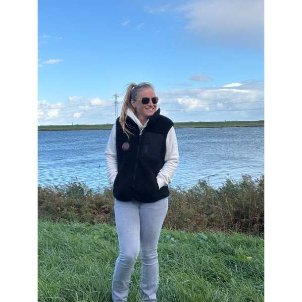 Bodywarmer Sherpa MCKITE Écoresponsable Unisexe Black – Femme & Homme