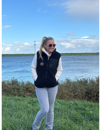 Bodywarmer Sherpa MCKITE Écoresponsable Unisexe Black – Femme & Homme