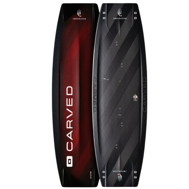 Planche Kitesurf CARVED Imperator Pro – Twin-tip Carbone Haut de Gamme Big Air