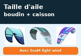 Quelle taille d’aile de kitesurf choisir ? Guide selon poids, vent et niveau